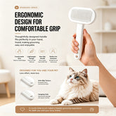 Self Cleaning Slicker Brush FurEase Dog & Cat Grooming