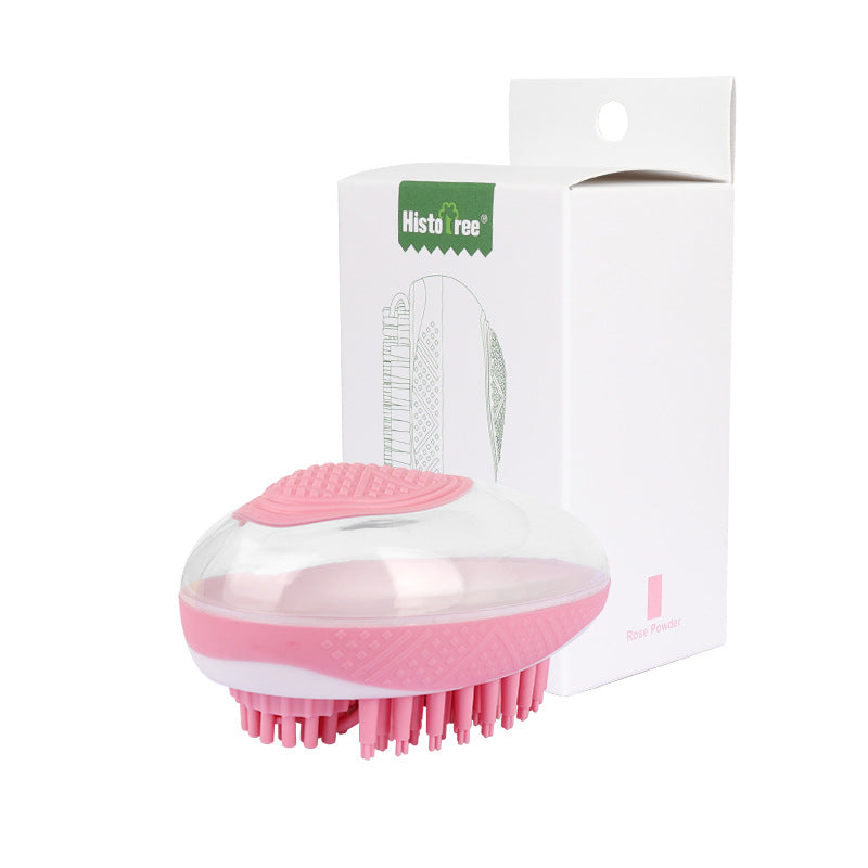 Pet Shampoo Brush PawLuxe 2-in-1 Bath & Massage Brush