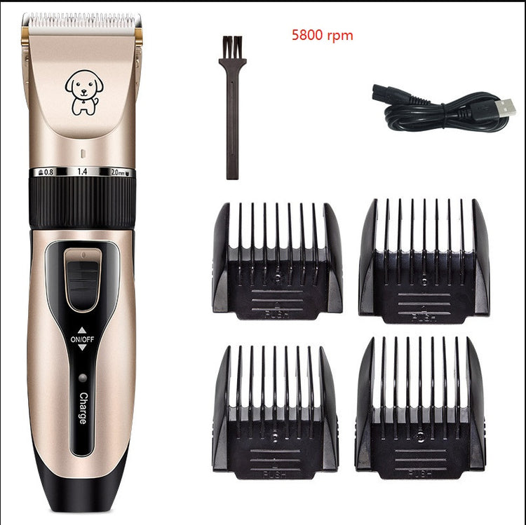 Dog Hair Clippers TrimPaw Low-Noise Pet Grooming Trimmer
