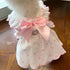 Floral Dog Dress PawBloom Cotton Pet Dress