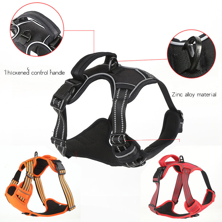 PawShield No-Pull Breathable Reflective Dog Harness Vest