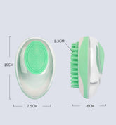 Pet Shampoo Brush PawLuxe 2-in-1 Bath & Massage Brush
