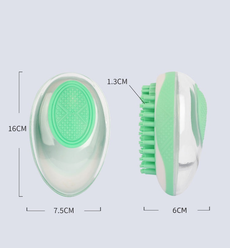Pet Shampoo Brush PawLuxe 2-in-1 Bath & Massage Brush