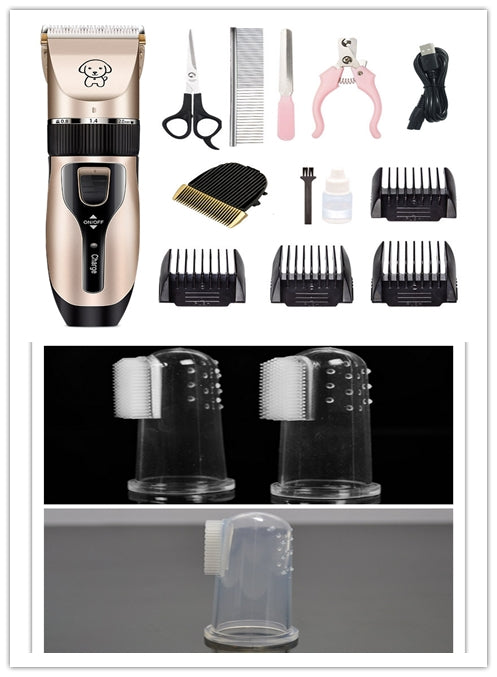 Dog Hair Clippers TrimPaw Low-Noise Pet Grooming Trimmer
