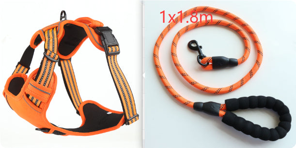 PawShield No-Pull Breathable Reflective Dog Harness Vest