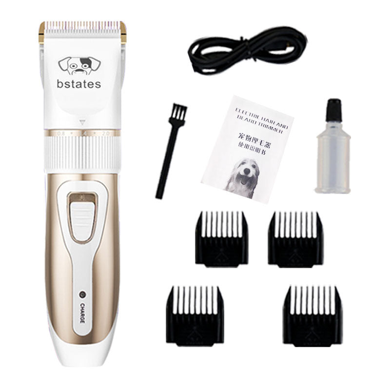 Dog Hair Clippers TrimPaw Low-Noise Pet Grooming Trimmer