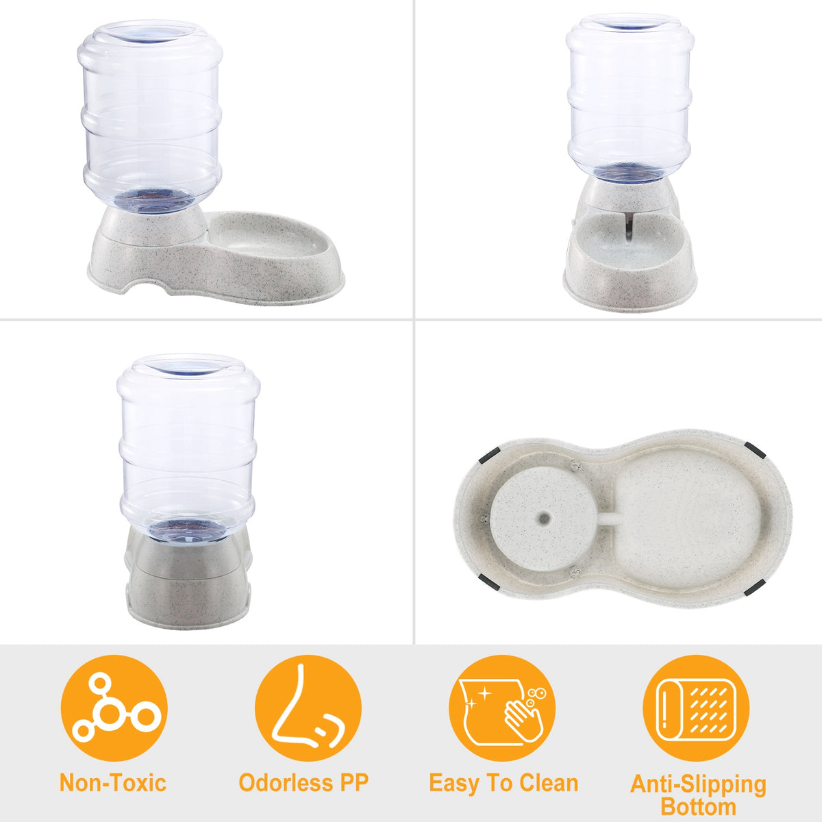 Automatic Pet Water Dispenser HydraPaw 3.5L Gravity Feeder