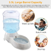 Automatic Pet Water Dispenser HydraPaw 3.5L Gravity Feeder