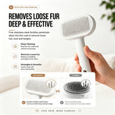Self Cleaning Slicker Brush FurEase Dog & Cat Grooming