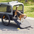 Dog Bike Trailer Foldable Pet Bicycle Trailer for Medium Dogs