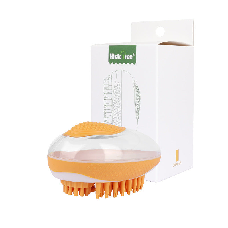 Pet Shampoo Brush PawLuxe 2-in-1 Bath & Massage Brush