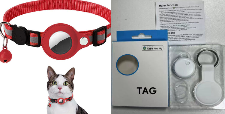 AirTag Pet Collar Holder  TrackPaw Reflective Waterproof Case