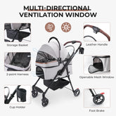 PawCruise The Luxury Foldable Pet Stroller Your Dog Deserves