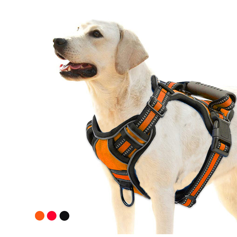 PawShield No-Pull Breathable Reflective Dog Harness Vest