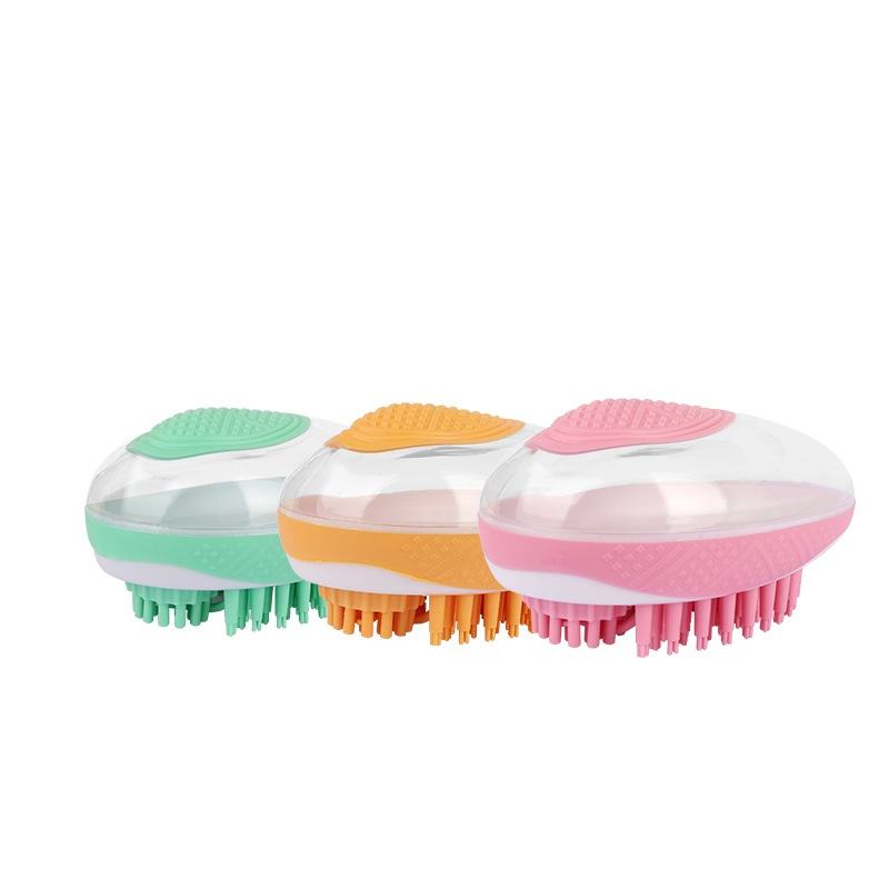 Pet Shampoo Brush PawLuxe 2-in-1 Bath & Massage Brush