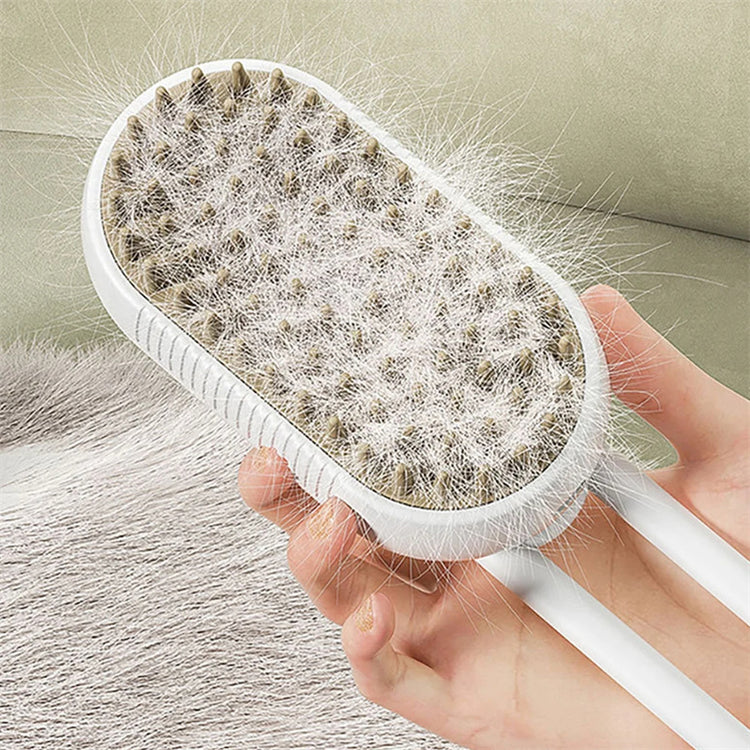 SteamPaw 3-in-1 Electric Steam Grooming Brush